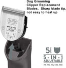 Adjustable 5in1 Blade Fit For WAHL Professional Animal Clippers Arco, Bravura, Chromado, Creativa, Figura,Motion
