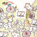 45张/盒 可爱猫咪贴纸 唯美文具 可爱贴纸 适合爱猫人士 适用于笔记本、日记本、手账本、剪贴簿