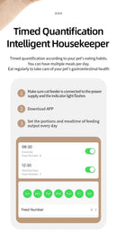 ROJECO Smart Nourish | 4L Intelligent App-Controlled Pet Feeder