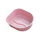Foot Bath Basin Multifunctional Gift Foot SPA Foot Tub Foot Soaking Basin for Home Pedicure Dry Cracked Feet Adults Soaking Feet