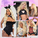 The Aurora Cascade | 30-Inch 613 Blonde HD Lace Front Wig, 13x4 13x6 360 Body Wave Human Hair