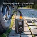 60W Wireless Portable Inflation Pump, 1800mAh Dual Battery, 5 Modes (Car/Bicycle/Motorcycle), LED, Auto Shut-Off, Type-C