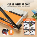 VEVOR Paper Cutter Guillotine Trimmer 15"/18" Cut Length 16/20 Sheets Capacity Heavy Duty Paper Cutter for Home Office School