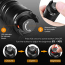 UniqueFire 2002D Vcsel 940NM 850NM LED狩猎手电筒 T20 Pro 变焦菲涅尔透镜补光灯 夜视手电筒 最大1000米