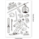 Easter Themed Silicone Clear Stamps Transparent Stamps for Birthday Valentine's Day Party Cards Making DIY Scrapbooking