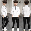 春秋青少年男童服装套装儿童时尚字母卫衣+裤子2件套童装运动服 4 5 6 7 8 9 10 11 12 岁