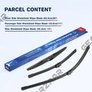 Front Rear Windscreen Wiper Blades Set For Ford Focus MK2 Hatchback 2004-2011 UK