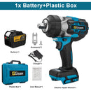 Gisam 2800N.M Torque Brushless Electric Impact Wrench 1/2 inch Screwdriver Cordless Wrench Power Tool For Makita 18V Battery Pin