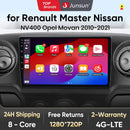 Junsun V1pro 安卓自动收音机，适用于雷诺 Master 日产 NV400 欧宝 Movan 无线 Carplay 4G 汽车多媒体 GPS 2din 汽车收音机