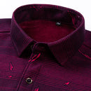Men's Long-Sleeved Shirt Thickened Warm 7XL8XL Plus Size Autumn/Winter Casual No-Ironing Comfortable Double-Sided Fleece Top