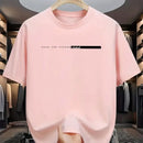 Unisex Style Summer Men's 100% Cotton Casual Loose Fit Round Neck Short Sleeved Lightweight Breathable T-shirt Top High Street
