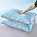 1-4PCS 48x74cm Ice Bean Pillowcase Summer Cooling Solid Color Cool Touch Fabric Washable for Air Conditioning Room