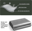 Tarpaulin Waterproof Fabric Tarpaulin 180 g/m² PE Tarpaulin UV Resistant Weatherproof for Garden Furniture Pool Wood Car Boat
