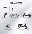 The Urban Surge | 900W Dual-Motor Folding Electric Scooter