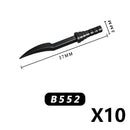 Medieval MOC Weapon Figure Accessories Building Blocks Soldiers Sword Shield Bow Arrow Trident Hammer Axe Spear Brick Kid Toy