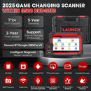 2025 LAUNCH X431 CRP919E BT Car Diagnostic Tools CAN FD/DOIP Auto OBD OBD2 Scanner All System Bidirectional 31+ Reset ECU Coding