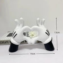 Aesthetic Hand Figurines Worship Money Creative Resin Sculpture Art Hand Statue Luxury Livingroom Decoration Desk Accessories