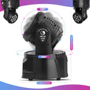 Yiflamefly 2件套105W光束摇头灯 7x15W RGBW LED舞台灯 DMX512聚光灯 适用于DJ迪斯科KTV婚礼派对