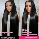 The Mirrorline | 40-Inch Bone Straight HD Lace Front Wig, Brazilian Remy