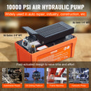 SucceBuy Air Hydraulic Pump 10,000 PSI 1/2 Gal Reservoir Foot Actuated Air Treadle for Auto Body Frame Machines and Pulling Post