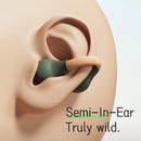 2024 Cute Color Open Ear Wireless Earbuds Bluetooth 5.3 Earphone with Microphone Clip On Ear Headphones with Charging Case
