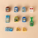 Building Blocks Small Particles Construction City Roads Obstacles Trash Cans Furniture Gourmet Fountains House Kits Boy Toys