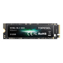 TOPESEL X16 NVMe M2 512GB 内置固态硬盘 PCIe 4.0x4 2280 SSD M.2 硬盘 适用于 PS5 笔记本电脑 PC