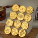 Irregular Lacquer Seal Head Retro Stamp Diy Scrapbooking Crafts Invitation Letter Decor Wax Seal Christmas Valentine's Day Theme