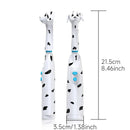 Children's Electric toothbrush kids baby spotted dog features dust cover cartoon type children round head battery