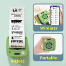 M1 Photo Pocket Printer with 2 Roll for iOS Android Bluetooth Mini Printers Sticker Thermal Printing  for Office Kitchen School