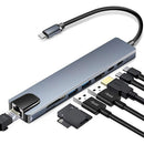 BUDI Multi-function Smart Adapter Card Storage Data Cable USB Box Universal Card Reader for iPhone Samsung USB Hub for Computer
