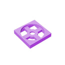 Gobricks GDS-949 Turntable 2 x 2 Plate, Base compatible with 3680  DIY Educational Building Blocks Technical