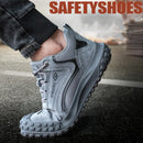 Safety Shoes Men For work Indestructible Wear-resisting Work Sneakers Kevlar Insole Protective Steel Toe Work Shoes Safety Boots