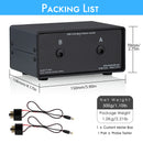 Nobsound 8-Pin Dual Bias Current Probes Tester+Dual Large Ampere Meter for EL34,KT88,6L6,6V6,5881,6550,KT66,KT100,KT120 Tubes