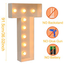 91.5CM DIY Name Giant Led Light Letter Frame Box Wedding Valentine's Day Party Decoration Anniversary Baby Shower Birthday Decor