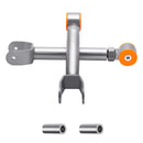 2* Front Upper Control Arms + 2*spare Sleeves Adjustable 0-8 Lift Control Arms for Jeep Cherokee XJ 86-01 Grand Cherokee WJ