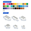 Gobricks 10 PCS Brick 24246 35399 1x1 Side Arc Light Panel High-Tech Parts Parts DIY Compatible Brand Educational Parts Toys