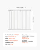 The Gatekeeper | 36-Inch Pressure-Mount Safety Gate for Babies and Dogs