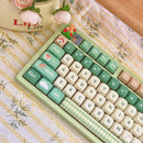 132键春日绿键帽 可爱MOA高度 PBT材质 适用于机械键盘DIY 送女友生日礼物键帽