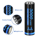 CITYORK 1.5V AA Li ion Rechargeable Battery 3000mWh 1.5 V AA Lithium ion Rechargeable Batteries With1.5V AA AAA Battery Charger