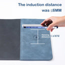 Mouse Pad with 15W Phone Wireless Fast Charging 2 in 1 PU Leather Gaming Mousepad for PC Computer Laptops Office Accessories