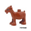 Children's Assembled Model Compatible Big Building Blocks Parts Figure Playground Animal Cooking Educational Toy For Kid Gift