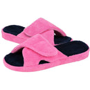 Comwarm Orthopedic House Slippers For Women Adjustable Indoor Slippers Fashion Open Toe Corduroy Bedroom Slides Fur Cotton Shoes