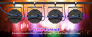 Datewink 4PCS Flat Par Lights With Bag 36LEDs RGB Stage Lighting Effect DMX512 For DJ Disco Karaoke Wedding Party Club Christmas