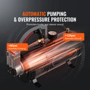 SucceBuy 12V Air Compressor with Tank 0.8 Gal Train Horn Air Compressor 120 psi Working Pressure Onboard Air Compressor System