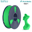 SUNLU 1KG PLA Matte 3D Printer Filament 1.75mm 1000g Spool (2.2lbs) Neatly Arranged No Knot Filament Fit Most FDM Printer