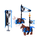 MOC Medieval Accessories Series Building Blocks Military Army Soldier Armour Shield Helmet Sword Crown Weapon Knight Bricks Toys