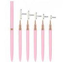 Ultra Fine Nail Art Liner Brushes Set, Professional Thin Line Painting Pens, Manicure Tools for Nail Art Design & Detail Drawing