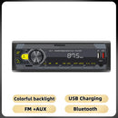 Podofo In-Dash 1DIN MP3 Player 12V Remote Control FM Car Radio Bluetooth Audio Music Stereo USB/SD/AUX-IN Support TF Card RCA