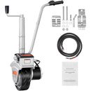 SucceBuy 电动拖车搬运车 5000磅牵引力 350W 12V 拖车千斤顶轮 移动速度22英尺/分钟 适用于拖车